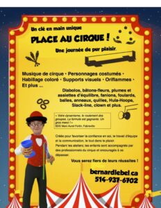 Atelier place au cirque