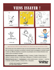 Viens essayer le cirque